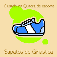 Sapatos de Ginastica É usado na Quadra de esporte